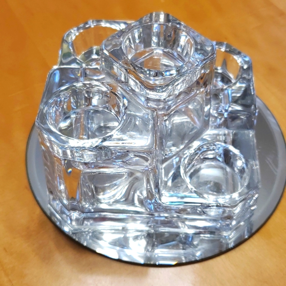 Partylite Vintage Lead Crystal Candle Castle, Crystal Glass perfect condition - Picture 6 of 10